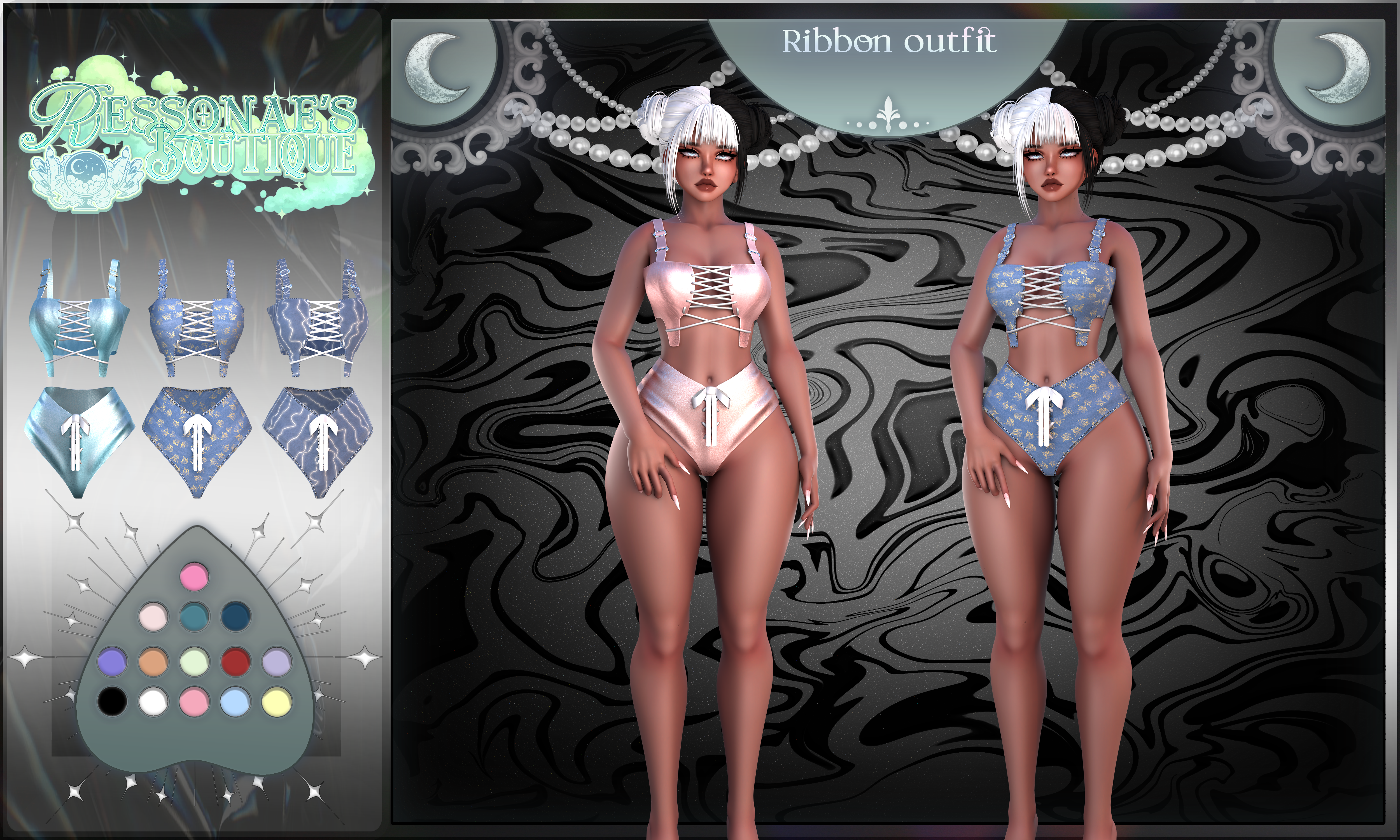 Ribbon outfit (COMMERCIAL)